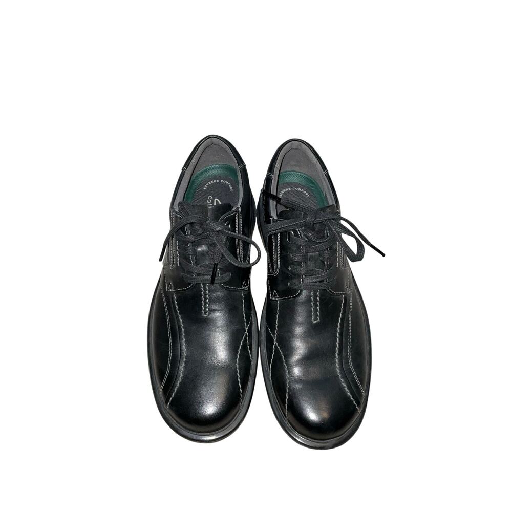 Clarks Gessler Lace Black Oxfords Size 9.5